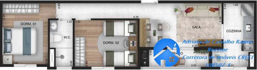 Apartamento, 2 quartos, 47 m² - Foto 4