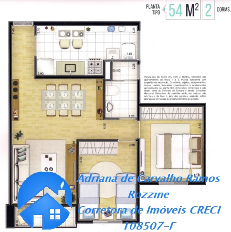 Apartamento, 2 quartos, 54 m² - Foto 14